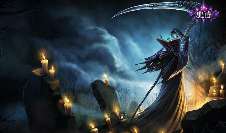 Cn Grim Reaper Karthus Official League Of Legends Splash Art