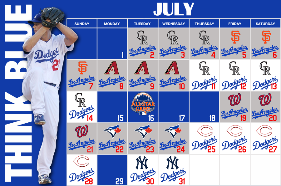 Dodgers Home Schedule 2025