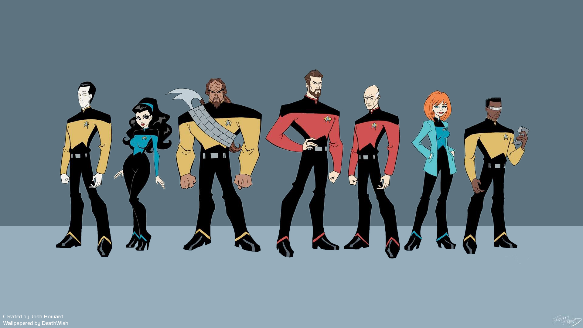 Star Trek Drawing The Next Generation Wallpaper