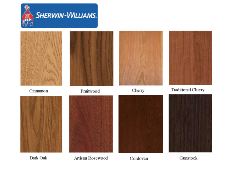 Sherwin Williams Wood Stain Colors
