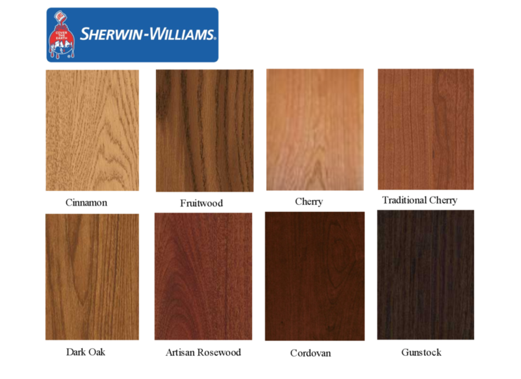 Sherwin Williams Semi Transparent Wood Stain Colors