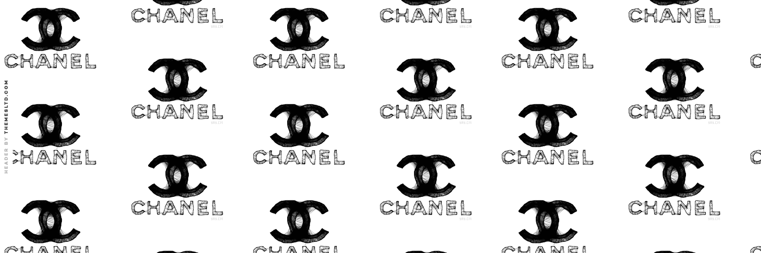 Distressed Chanel Logo Twitter Header   Fashion Wallpapers 1500x500