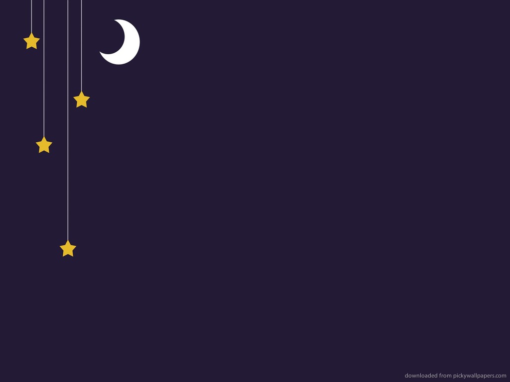 Moons And Stars Minimal Moon For