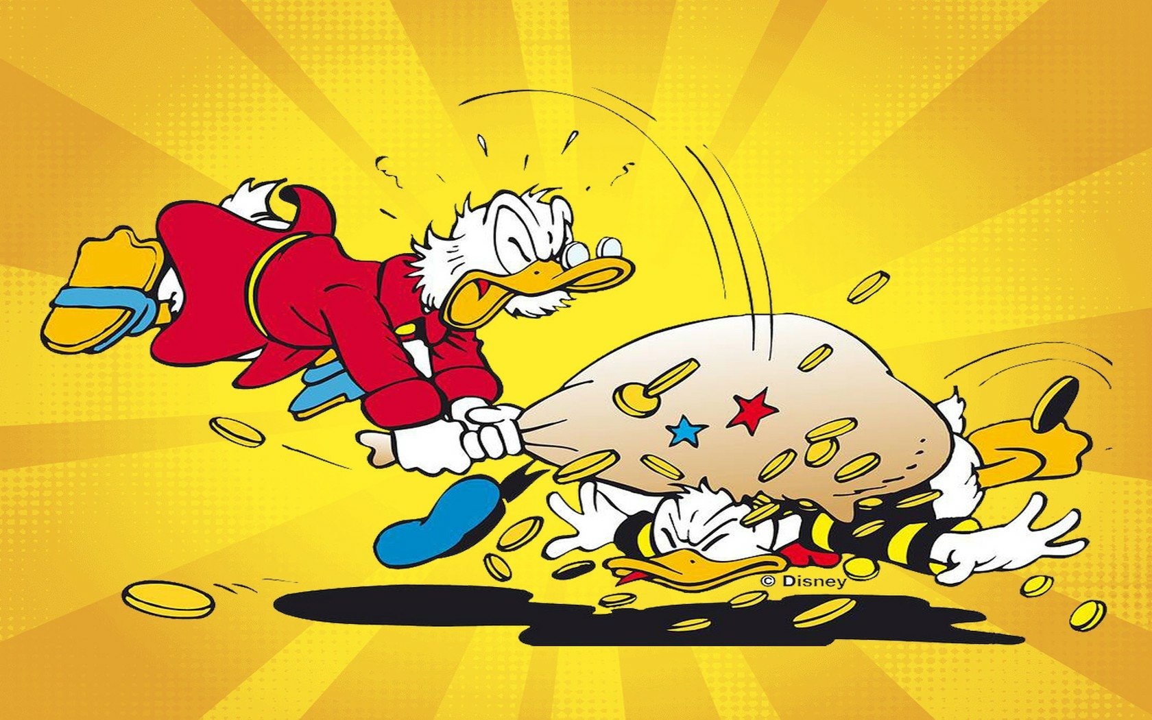 Donald Duck Comic The Life And Times Of Scrooge Mcduck Wallpaper