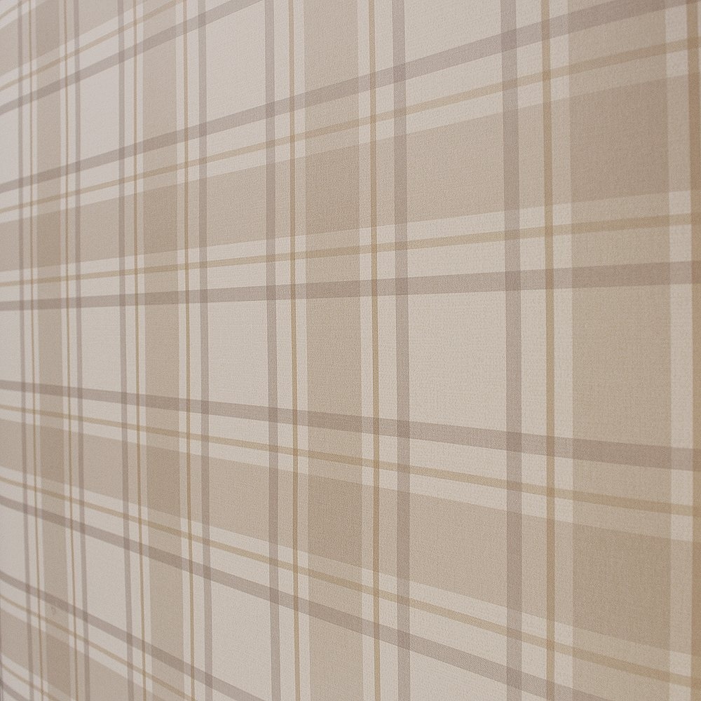 pattern wallpaper plaid beige
