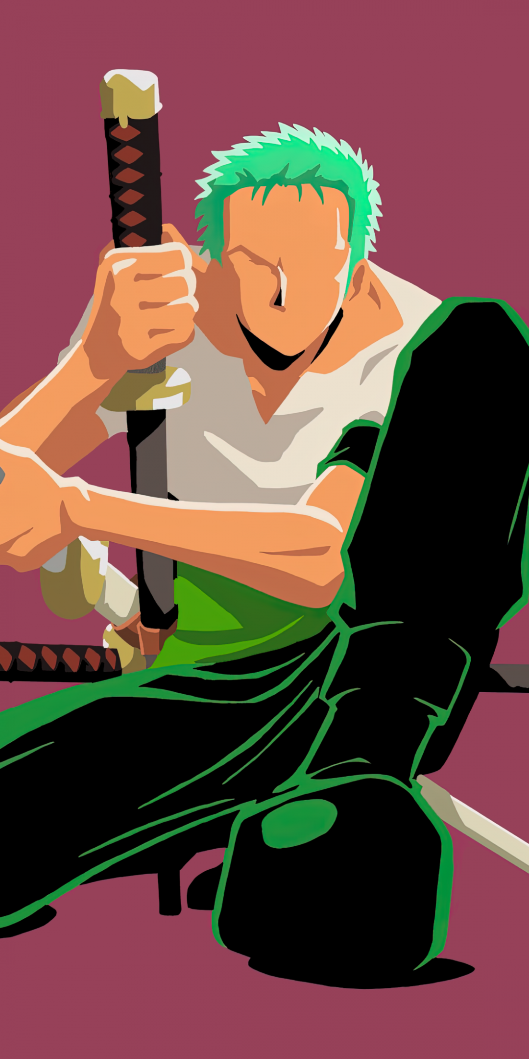 Roronoa Zoro Wallpaper 4k Illustration Faceless One Piece