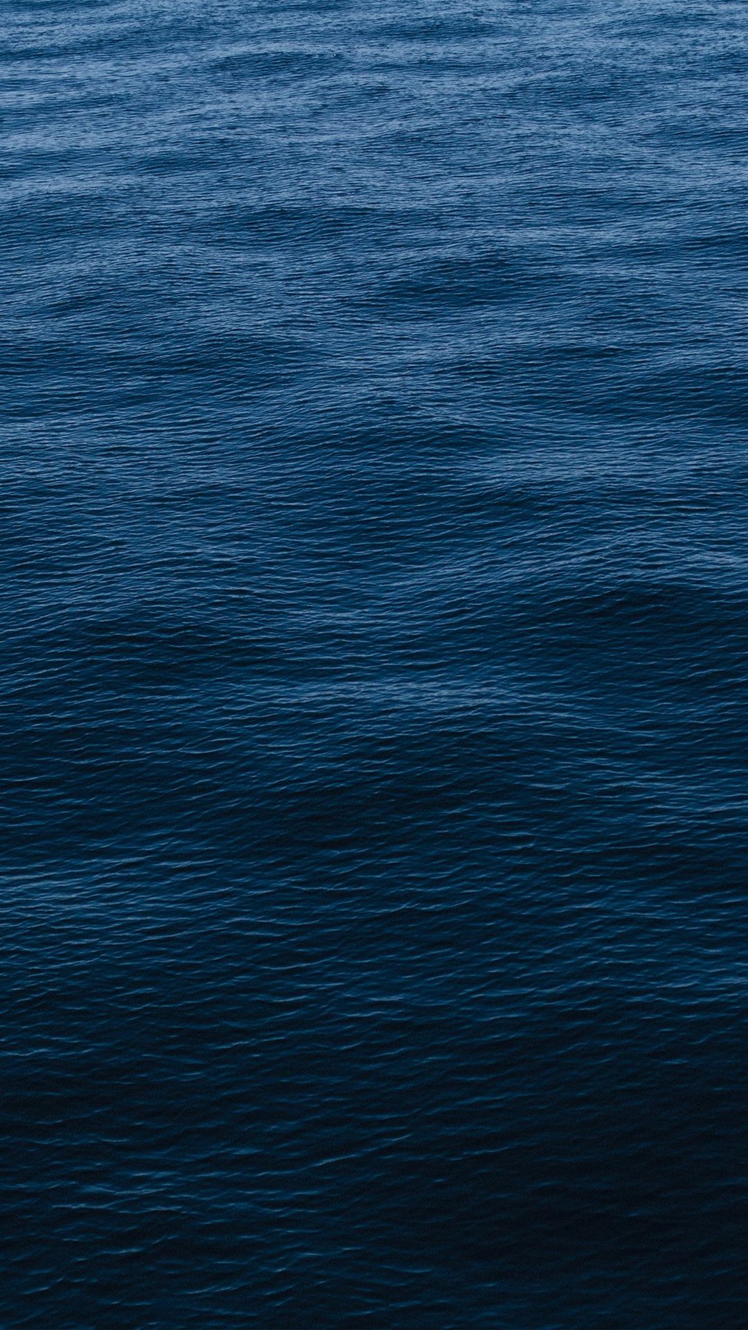 Wave Dark Ocean Sea Blue Pattern iPhone Wallpaper