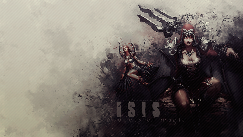 SMITE   Isis Goddess of Magic by Shlickcunny on