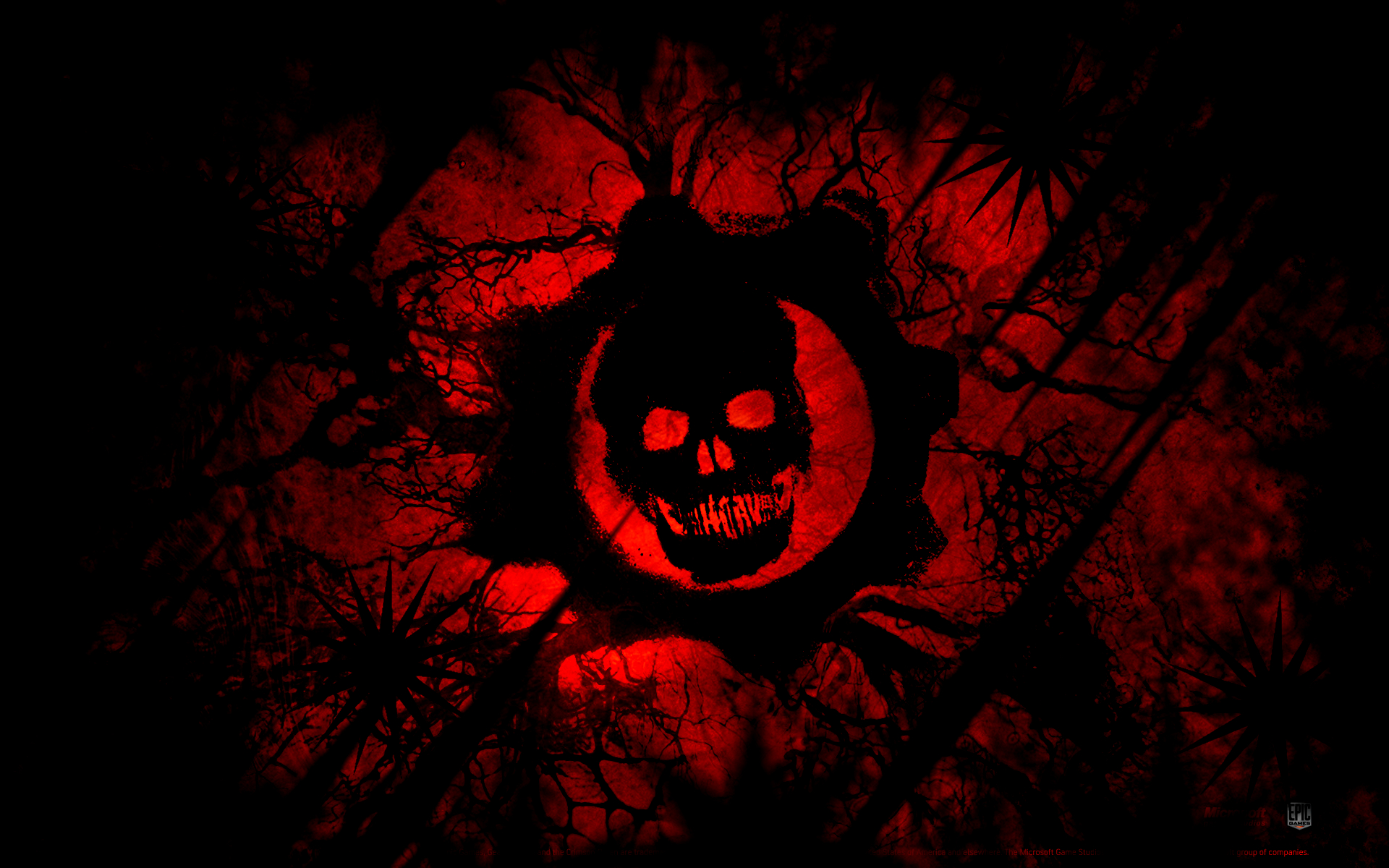 HD Gears Of War Logo Wallpaper