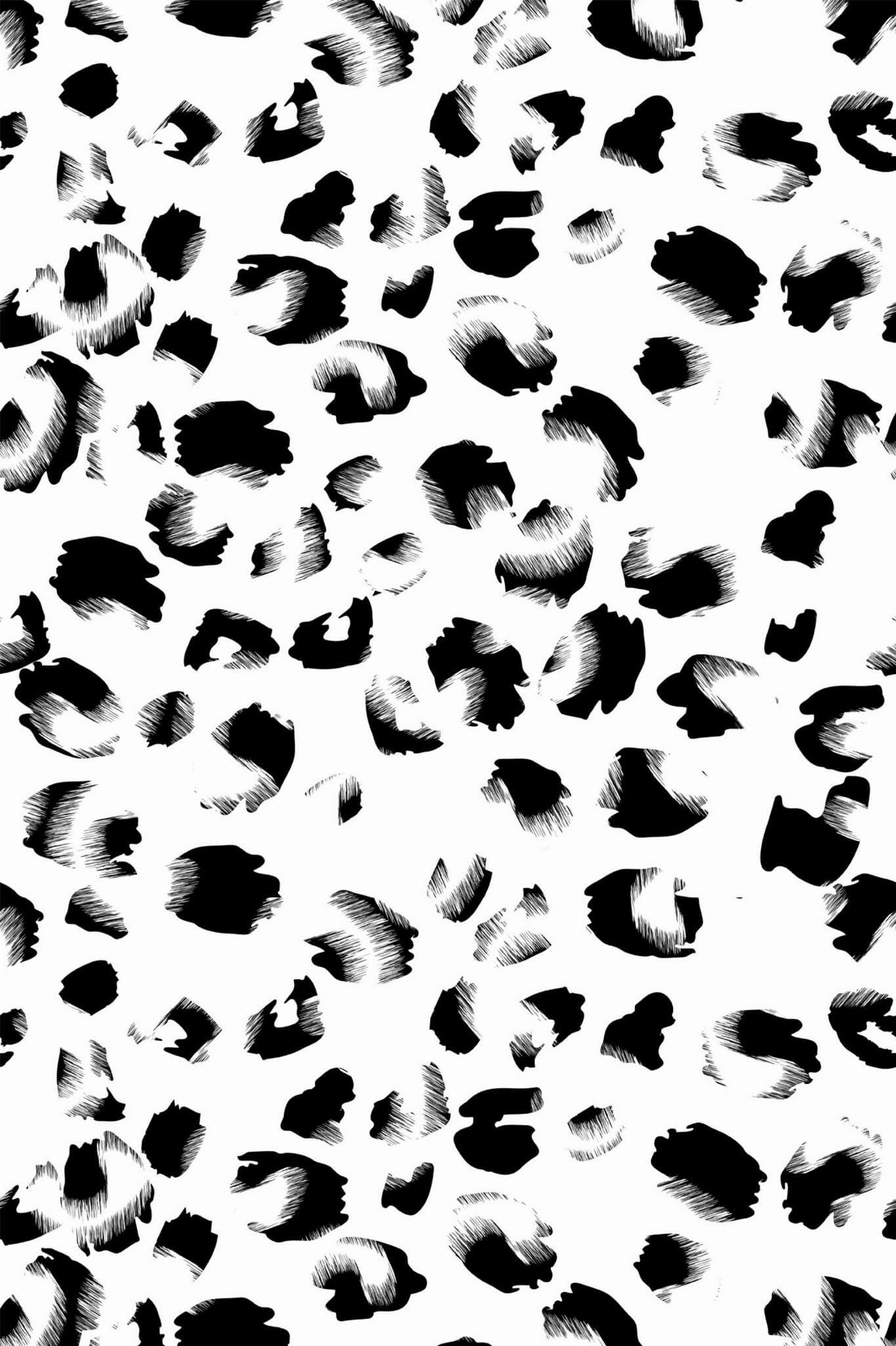 Black And White Animal Print Wallpaper