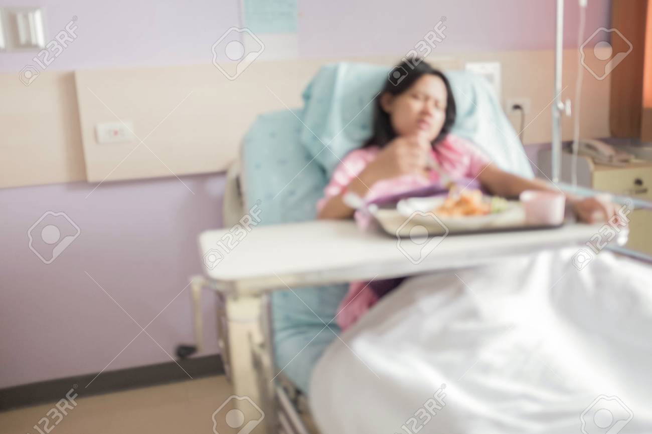 Image Of Asian Women Recovering After Surgery In Hospital