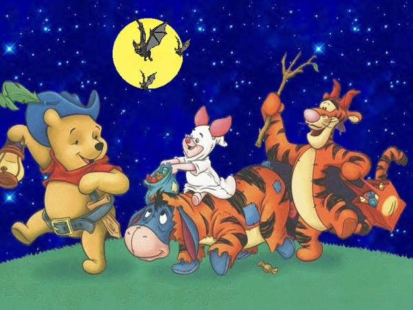 Free Download Pooh Bear Halloween Wallpaper 600x450 For