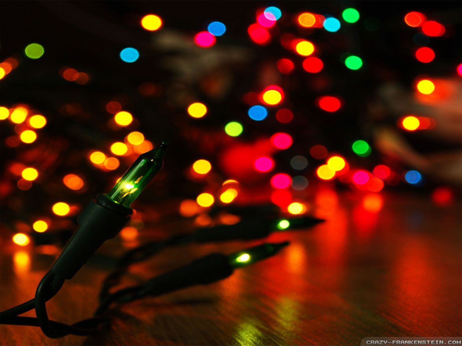 Christmas Lights Desktop Background Wallpaper HD