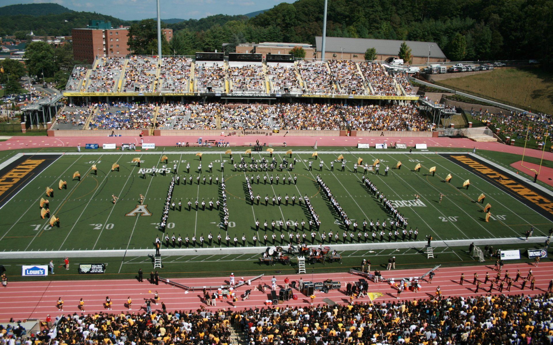 Appalachian State University Football Displaying Image For