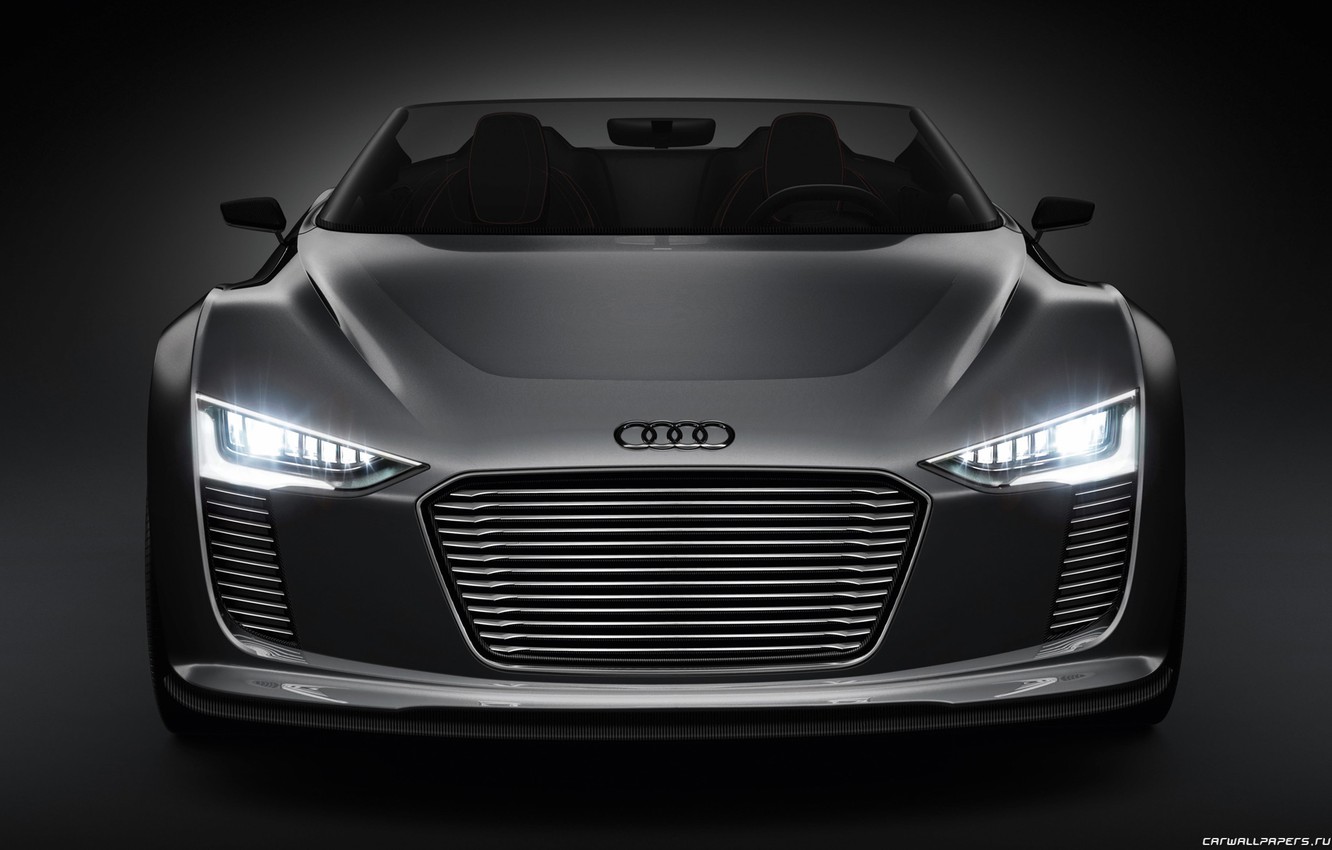 Wallpaper Car Lights Audi Concept E Tron Spyder Face Image