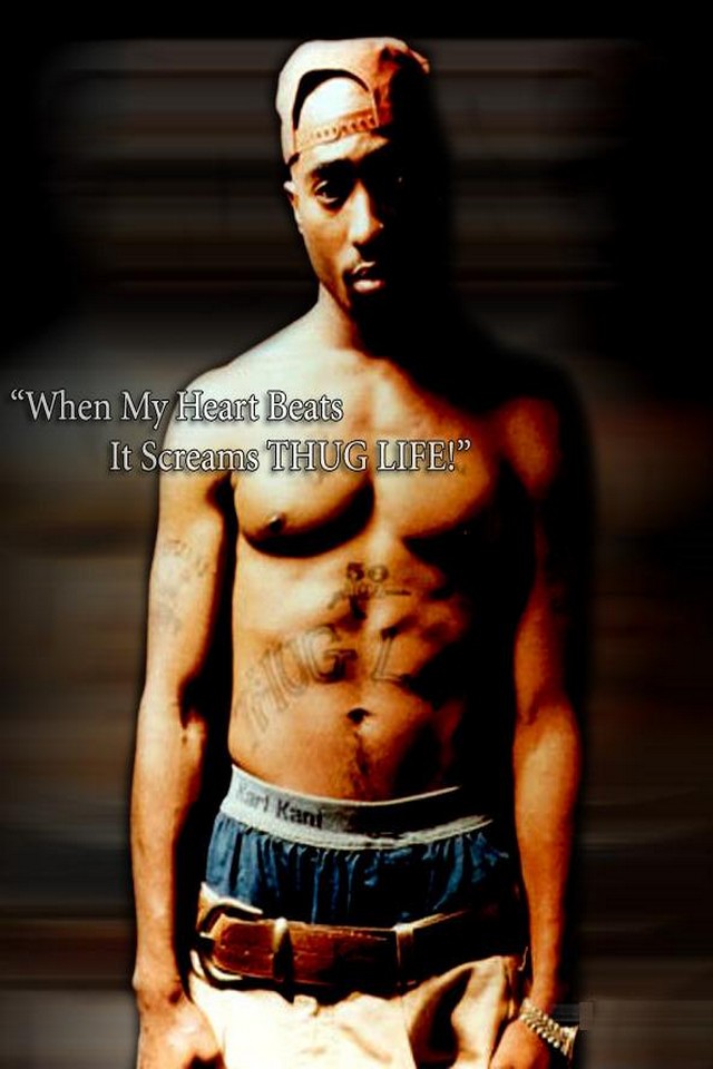 Tupac thug life   Download iPhoneiPod TouchAndroid Wallpapers