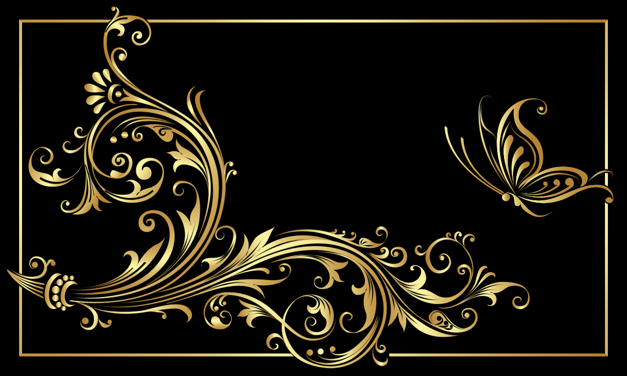 Black And Gold Background Wallpaper HD Background