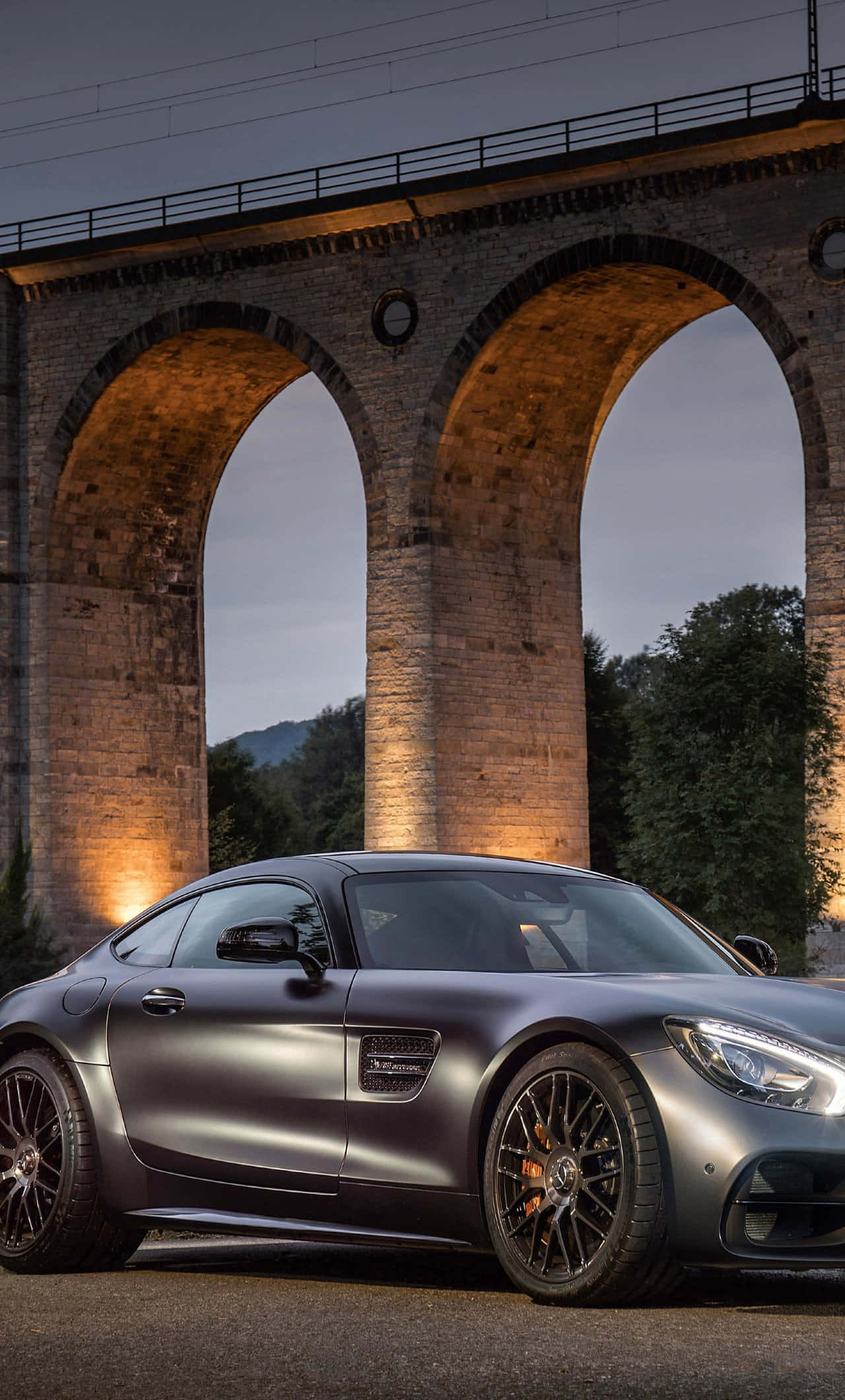 Front Green Mercedes Gts Wallpaper