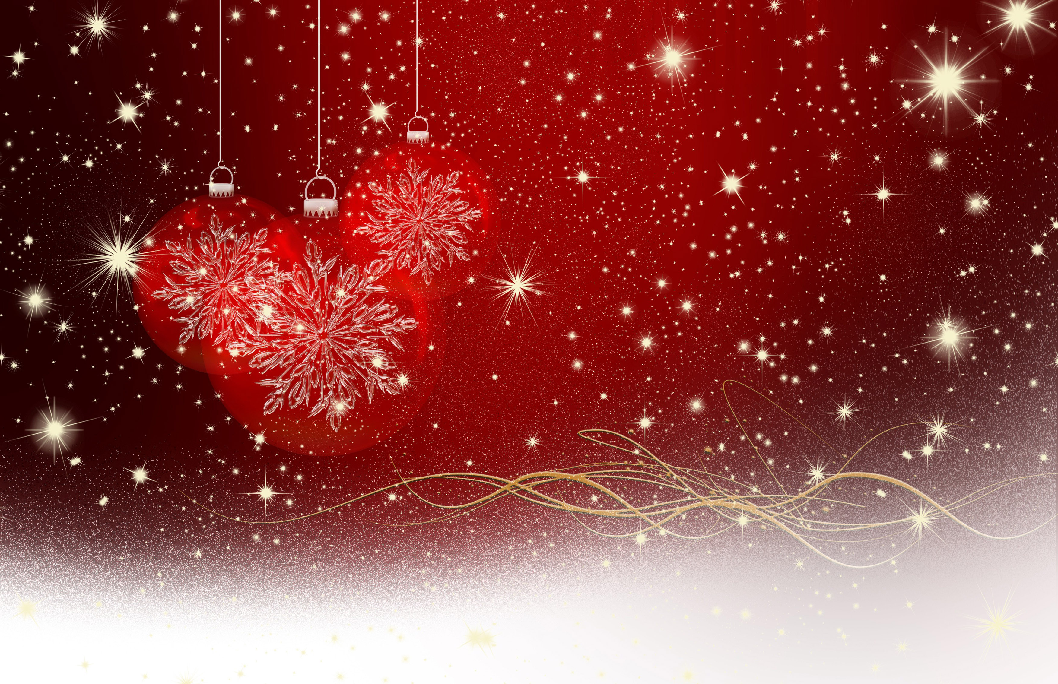 Red Christmas Wallpaper Gallery