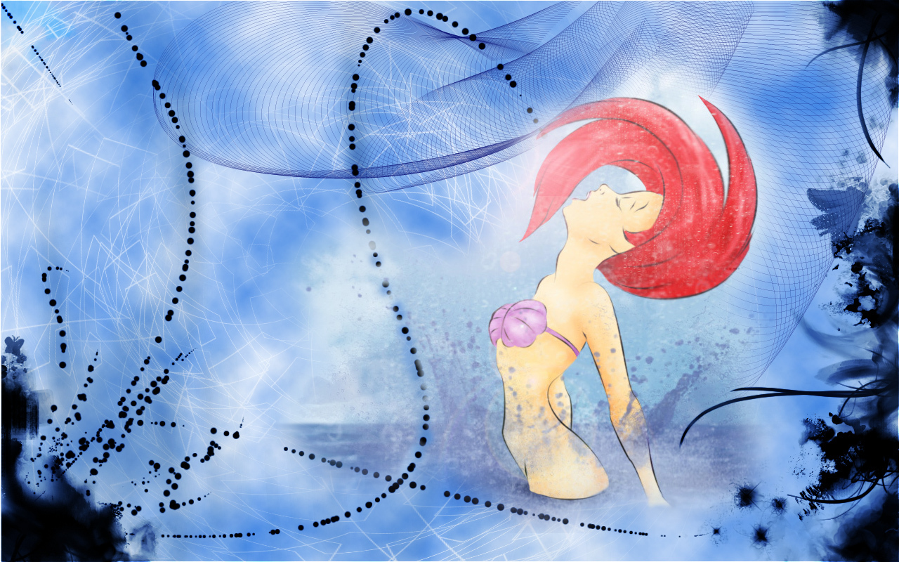 Princess Ariel Disney Wallpaper