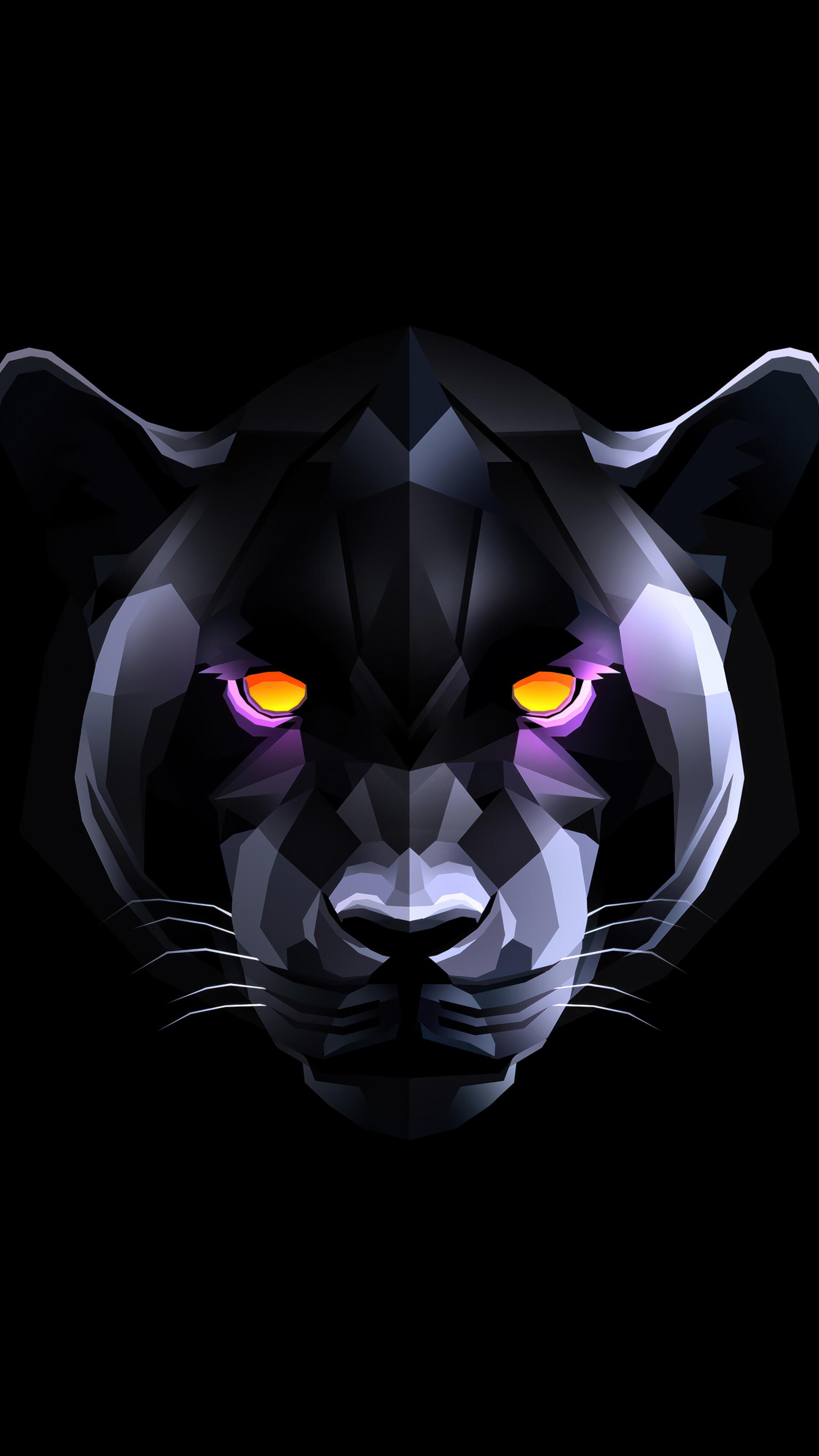 Black Panther Abstract Digital Art 4k Wallpaper iPhone HD