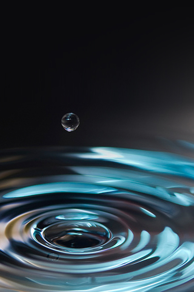 Water Drop iPhone Wallpaper HD