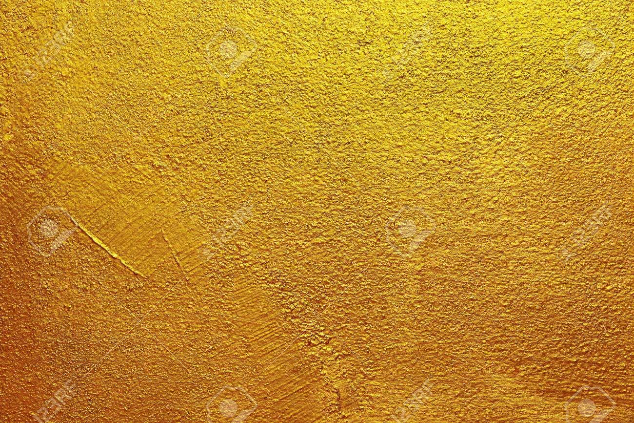 It Is Gold Cement And Concrete Texture For Background Design
