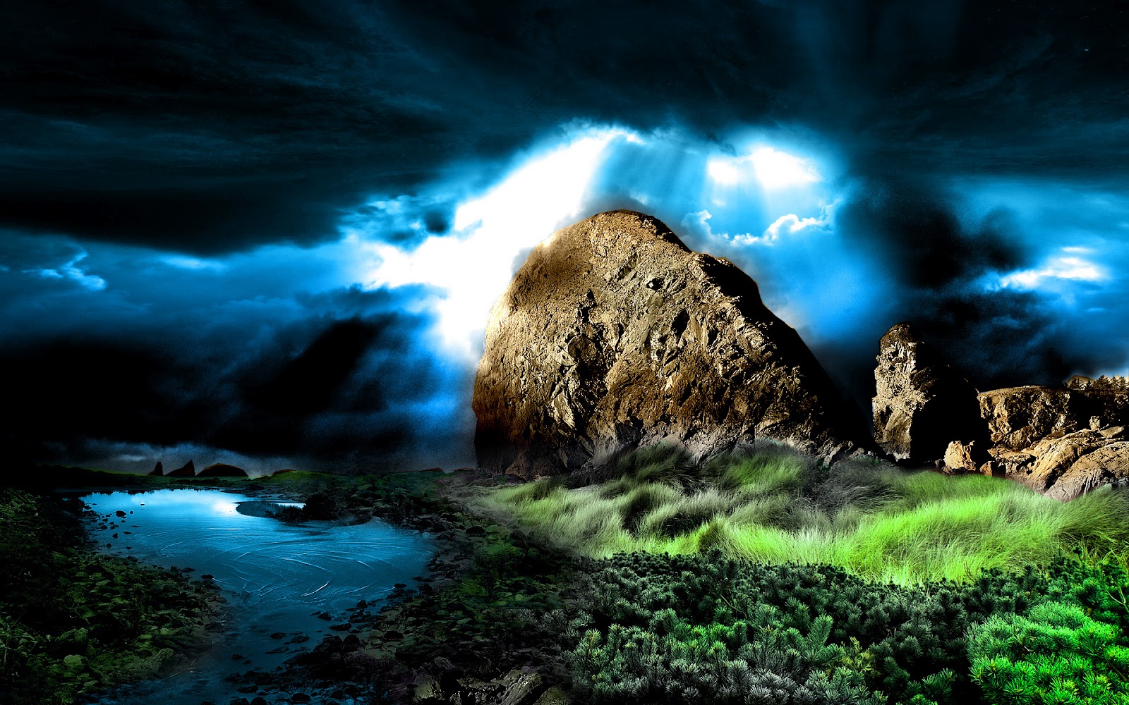 Nature Wallpaper Dark Landscape