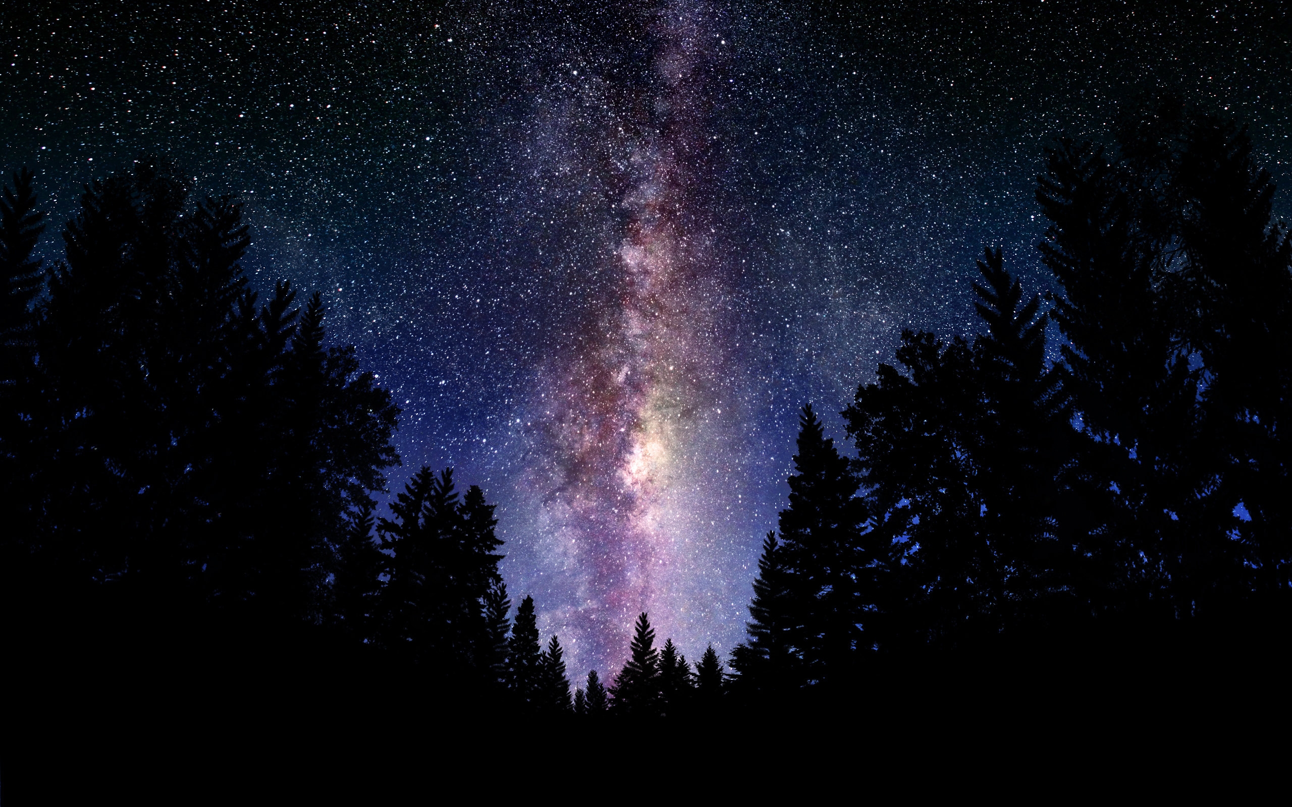 The Milky Way Galaxy Wallpapers HD 2560x1600