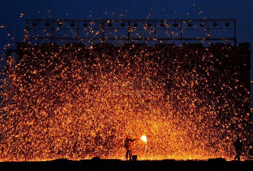 Beautiful Fireworks Sparks Explosions