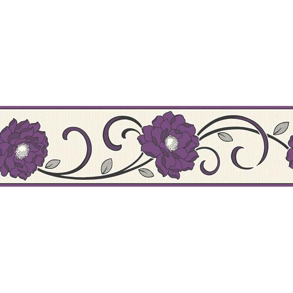 [44+] Purple Wallpaper Border for Bedroom on WallpaperSafari