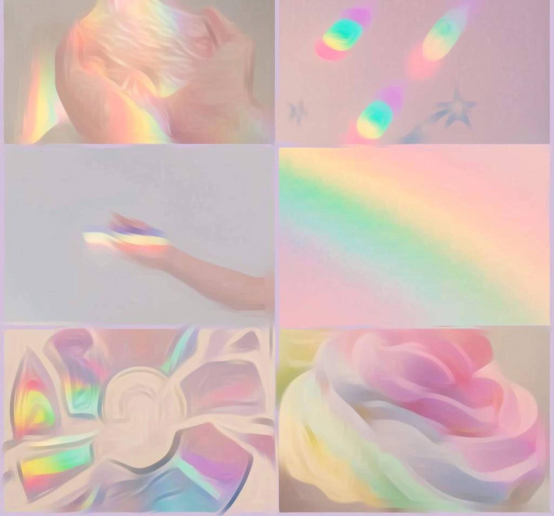 Rainbows Aesthetic Wallpaper