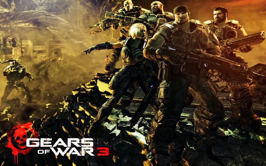 Gears of War 3 Wallpaper 2 by CrossDominatriX5 on
