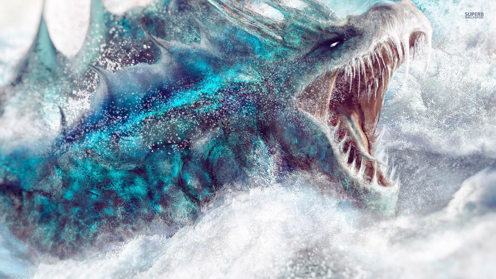 Water Dragon Dragons Wallpaper