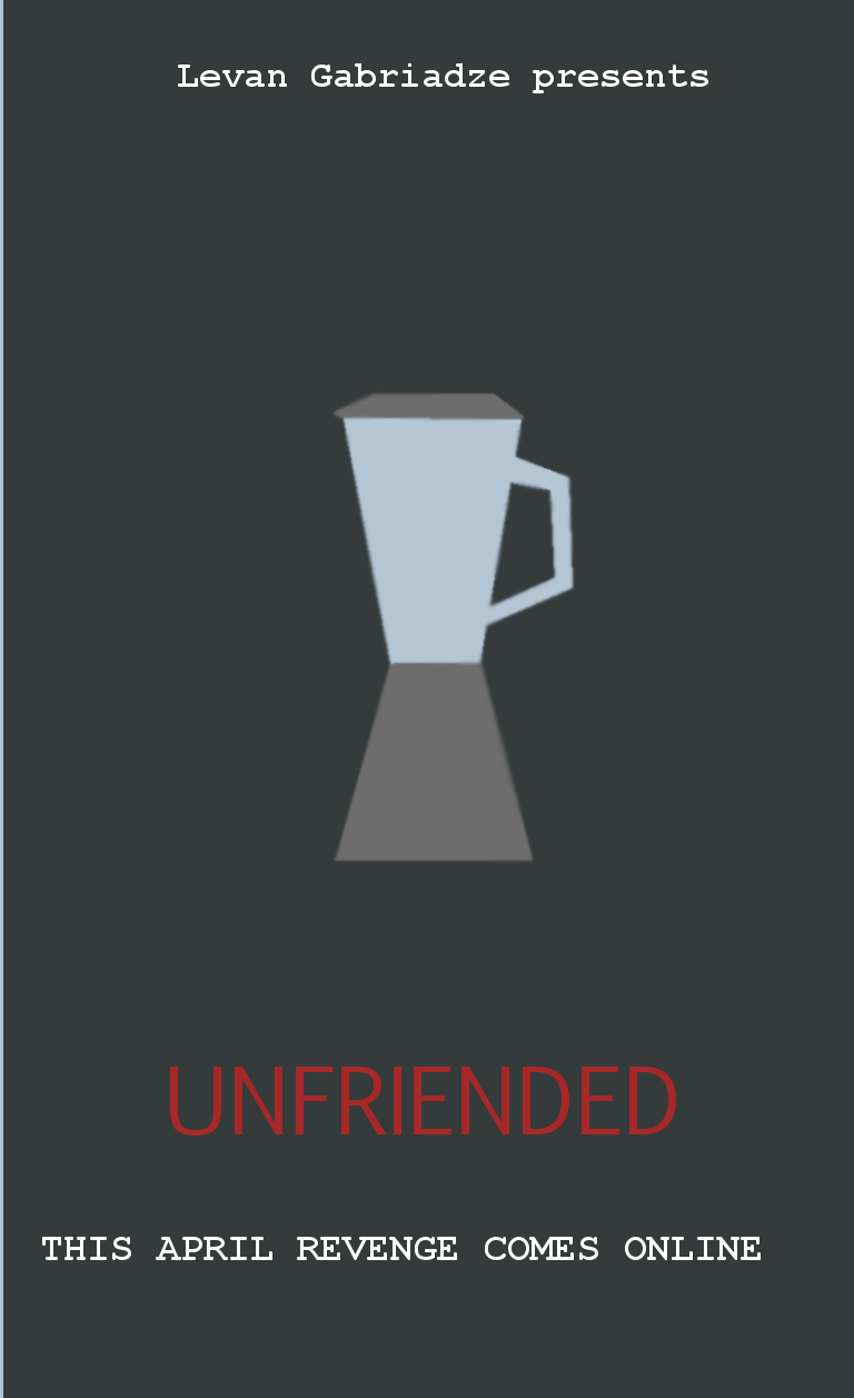 Unfriended Minimalist Poster By Wezlingtondrawsstuff