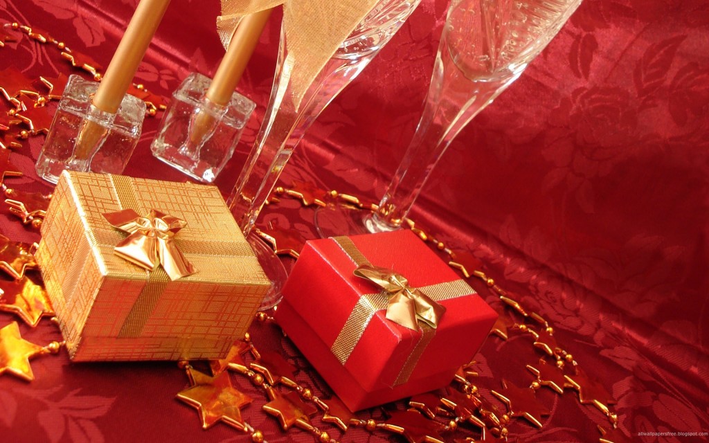 Red And Brown Sweet Gift HD Wallpaper