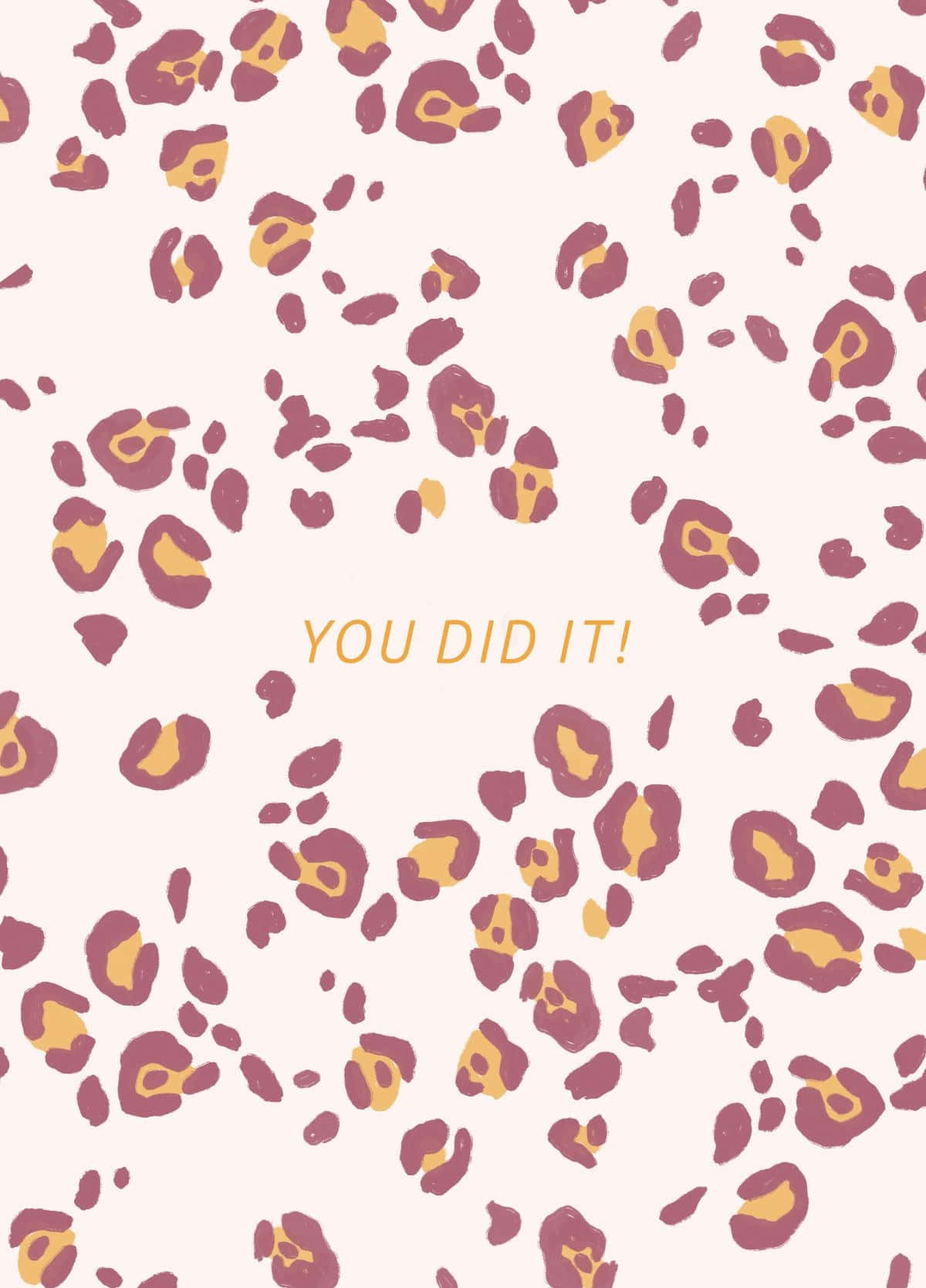 Aesthetic Cute Cheetah Print Wallpaper