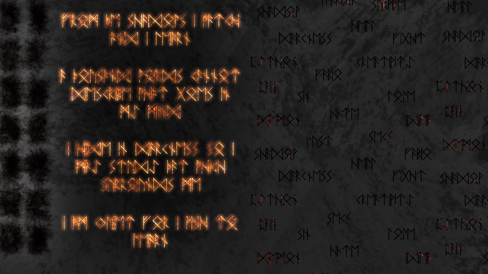 Runestone Wallpaper By Pythoncreations