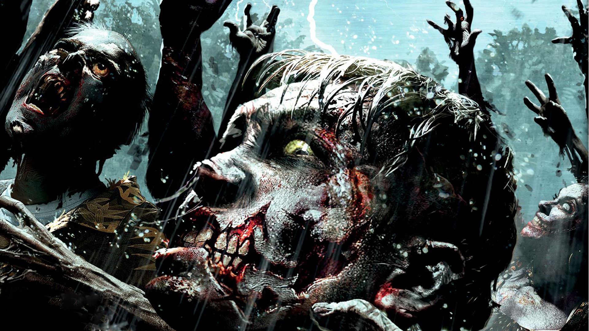 Dead Island Riptide Dark Zombies Videogames Horror Wallpaper