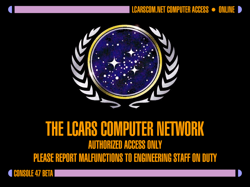 The Lcars Puter Work A Star Trek Fan Site