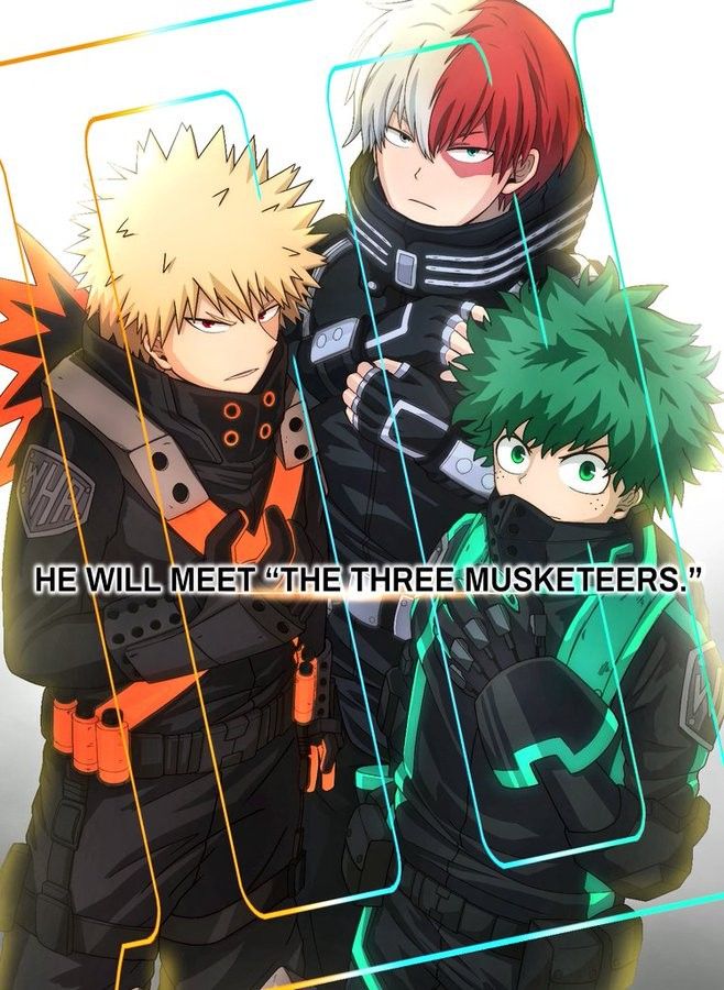 The Three Musketeers Ideas In My Hero Academia Episodes