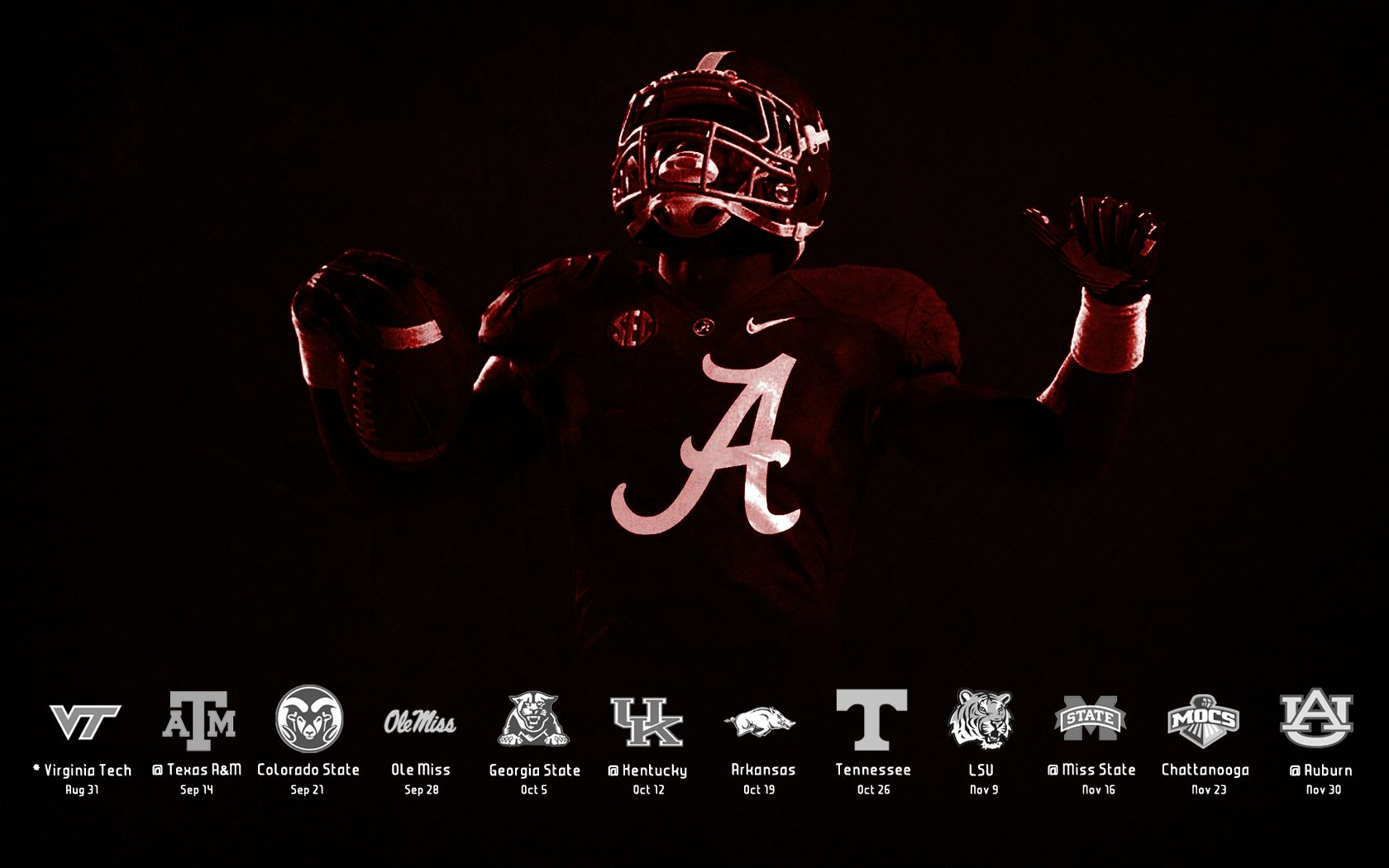 Alabama Crimson Tide Football logo iPhone  Alabama Roll Tide HD phone  wallpaper  Pxfuel