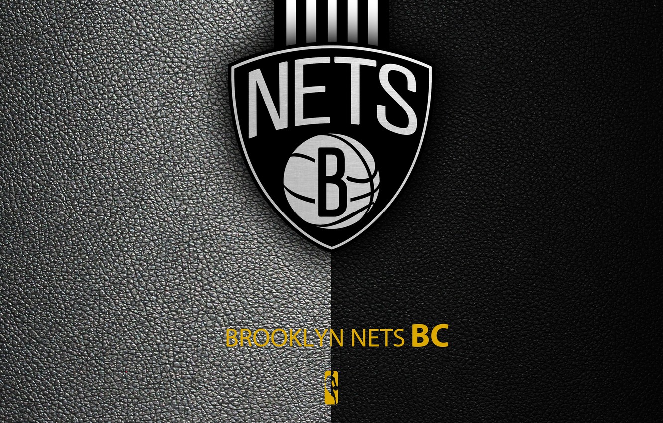 Wallpaper wallpaper sport logo basketball NBA Brooklyn Nets