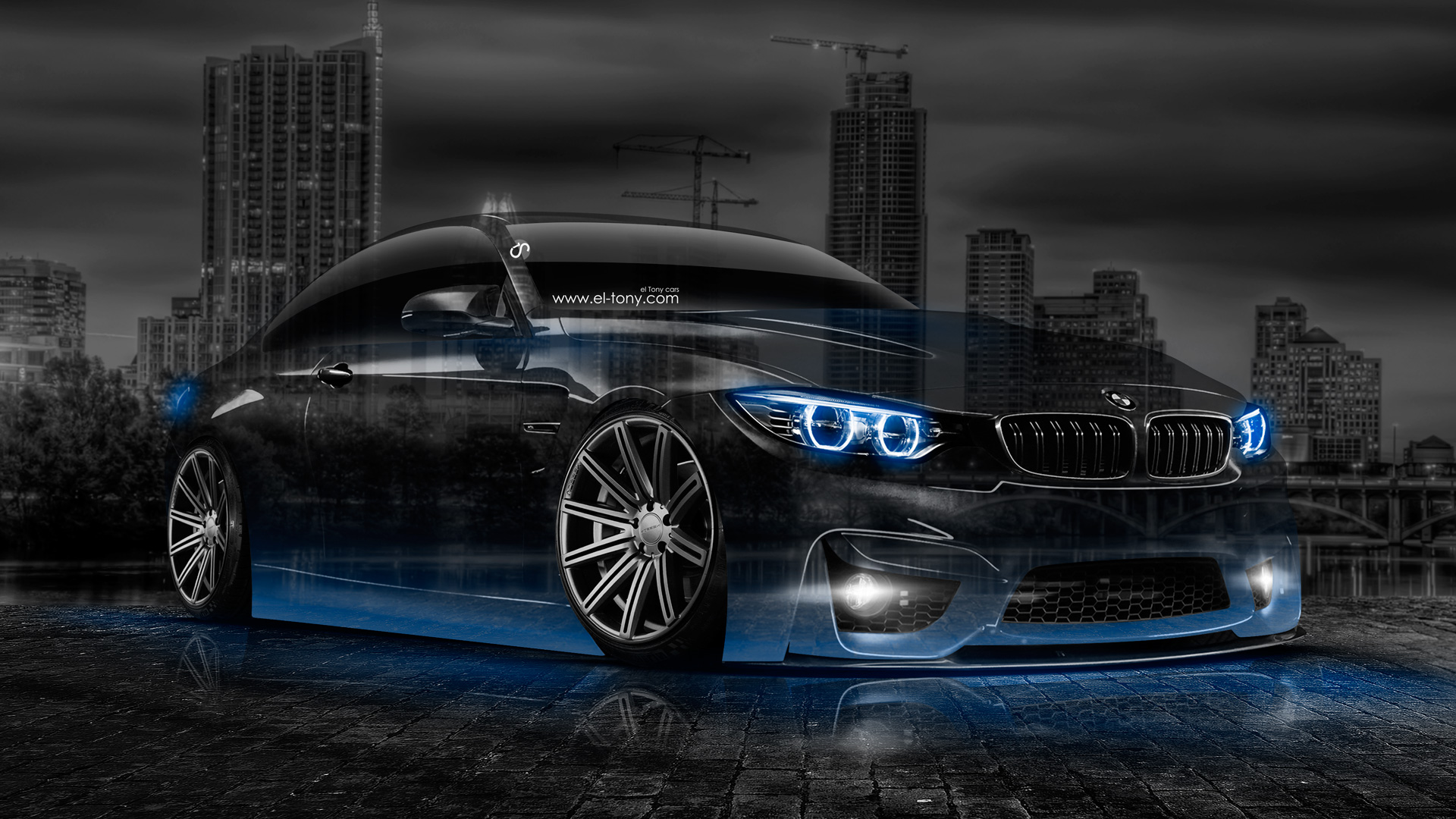 Free Download Bmw M4 Crystal City Car 2014 Blue Neon Hd Wallpapers Design By Tony 1920x1080 For Your Desktop Mobile Tablet Explore 72 M4 Wallpaper Bmw M4 Wallpaper M4