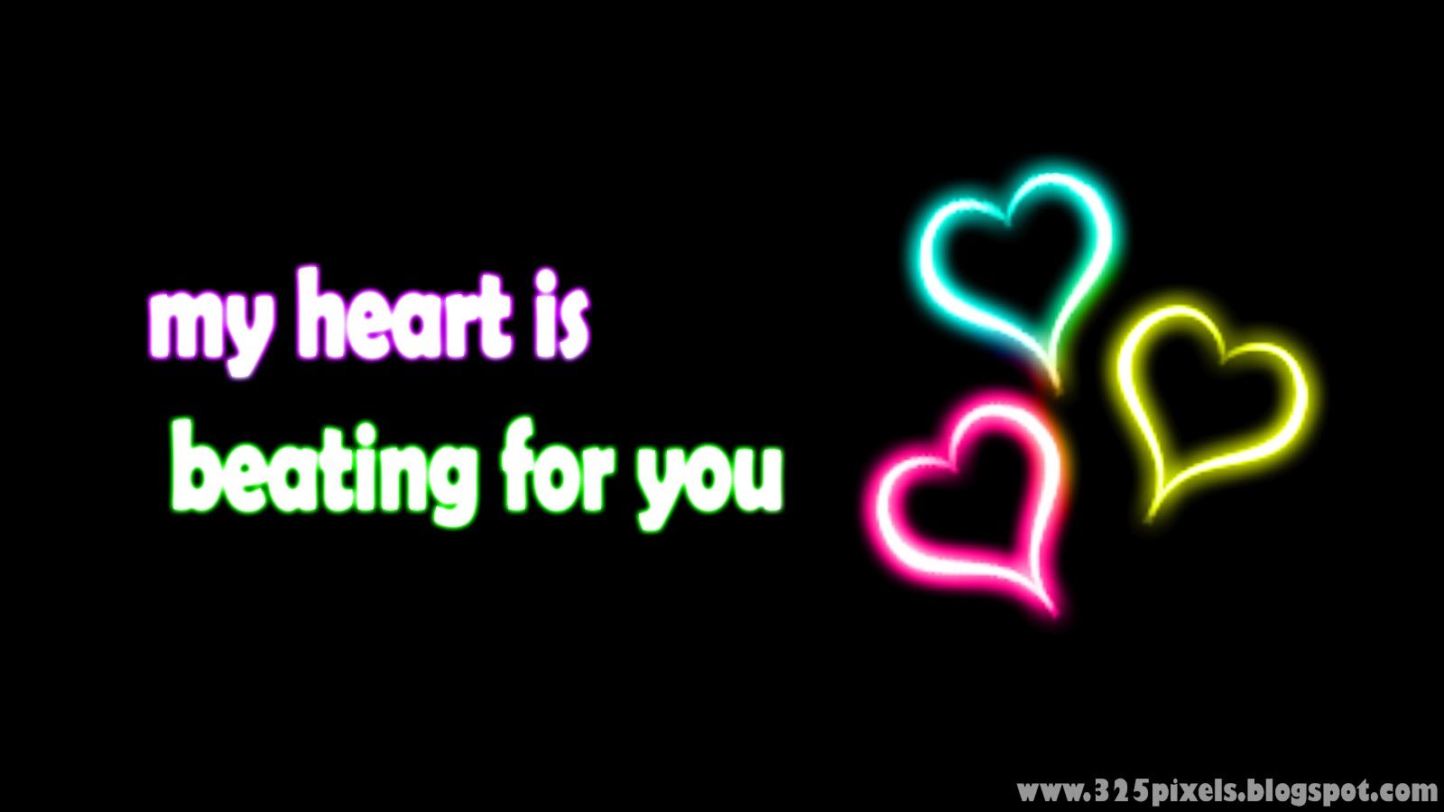 Beautiful Love Wallpaper My Heart Is Beating For You