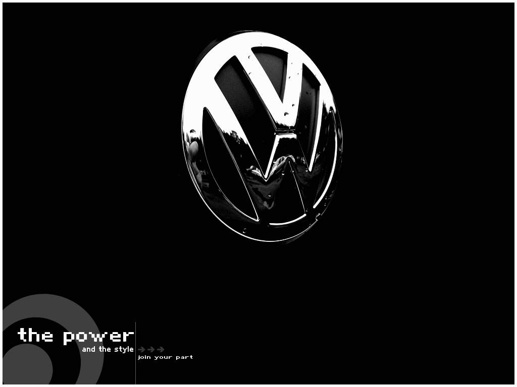 Cars Next Volkswagen Logo Wallpaper