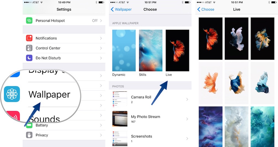 How To Set And Use Live Wallpaper On iPhone 6s Mosh Ph