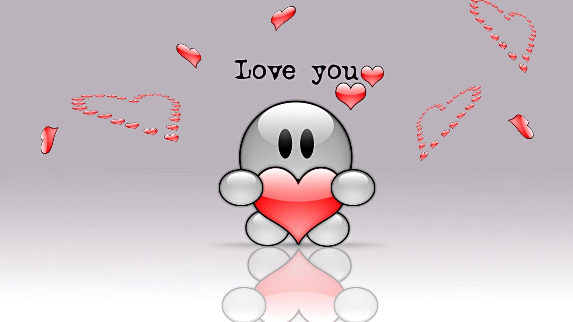 Love You Cute Image HD Wallpaper Of