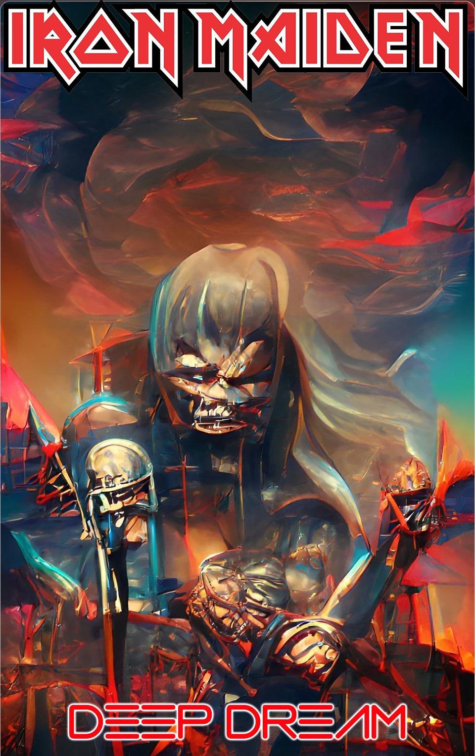 I Entered Iron Maiden Into A Deep Dream Image Generator And
