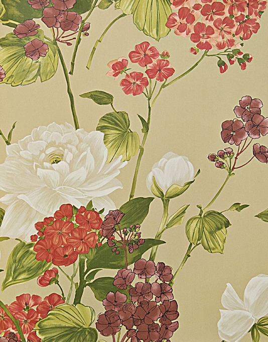 Bold Floral Print Penrose Wallpaper